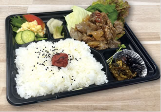 牛ずしコン弁当